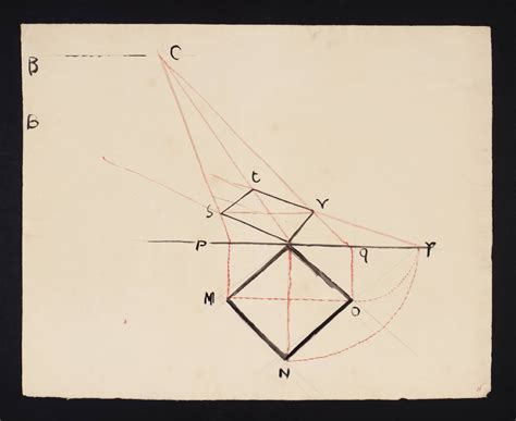 Joseph Mallord William Turner Lecture Diagram Perspective Method For