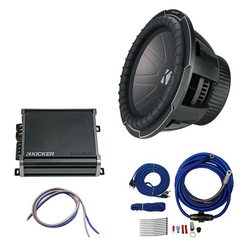 Kicker 12 Compq And Cx8001 Subwoofer Package Free Shipping