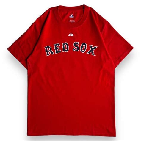 Yahoo オークション 美品 Majestic マジェスティック MLB BOSTON RED