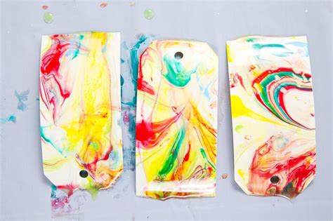 How to Do Paper Marbling with Liquid Starch - The Artful Parent