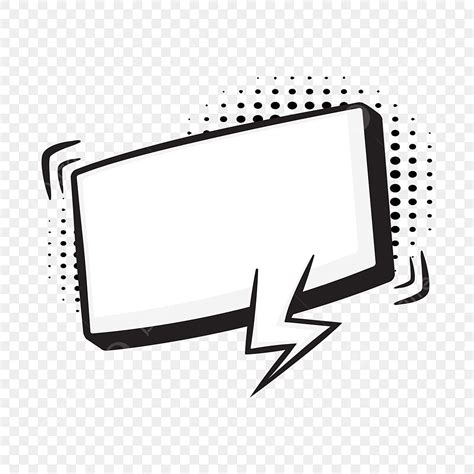 Comic Speech Bubble Clipart Transparent Background Comic Speech