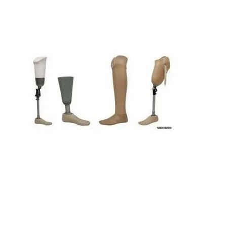 Silicon Long Stump Prosthetic Leg For Handicapped Cable Operated At