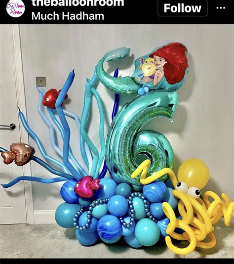 Mermaid Theme Balloons How To Make A Balloon Bouquet Como Hacer Un