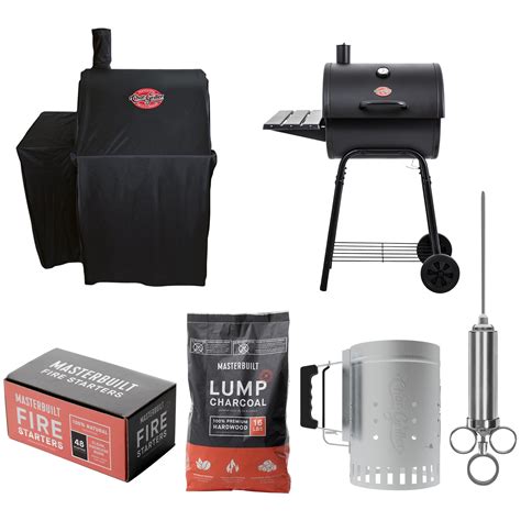 Shop Char Griller Camp Stove In Silver Starter Bundle With Masterbuilt