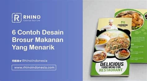 6 Contoh Desain Brosur Makanan Yang Menarik Rhino Indonesia