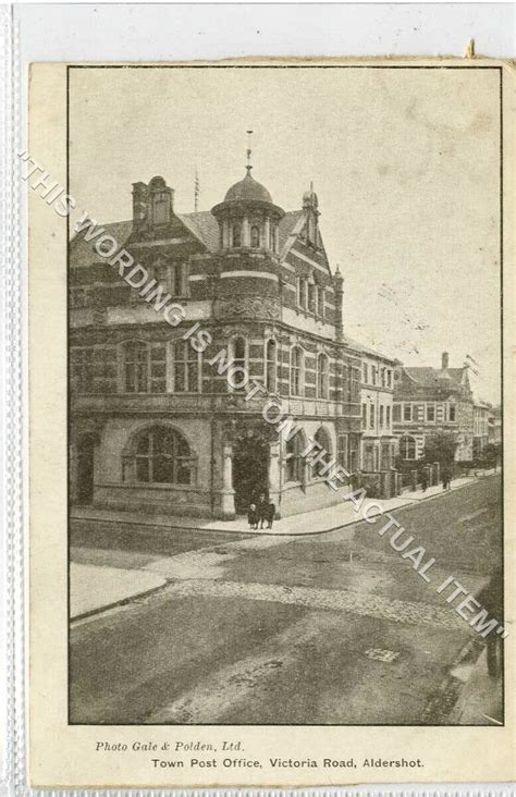 Ga9941 480 Town Post Office Victoria Road Aldershot 1904 Used G Vg