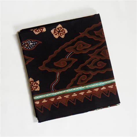 Kain Batik Tulis Mega Mendung Hitam Katun Primisima Meter Batik Salma