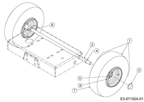 Ersatzteile Troy-Bilt Häcksler CS 4325 Typ: 24B-424M766 (2017) Räder