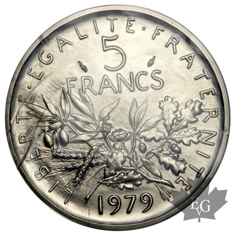 Monnaies France Francs Semeuse Piefort Cu Ni Fdc