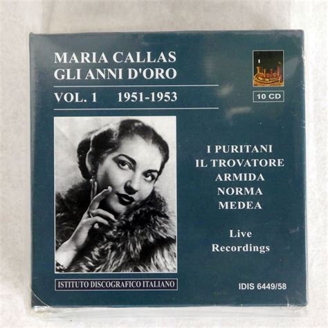 Yahoo Maria Callas Gli Anni D Oro Vol