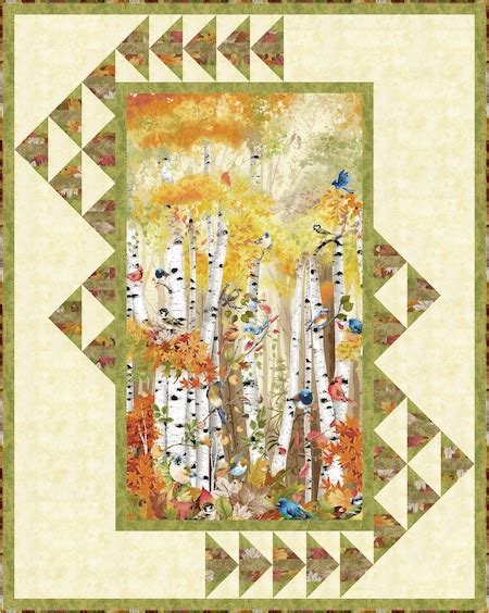 Autumn In Flight Quilt Pattern Pine Tree Country Quilts