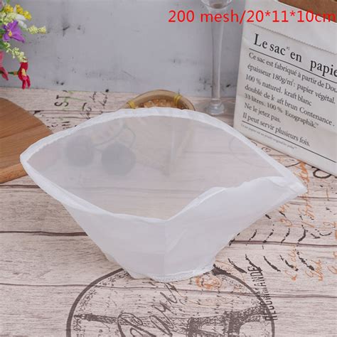 Nylon Filter Bag Fine Mesh Food Strainer For Wine Coffee Soybean Milk Juice Tea Lazada Ph