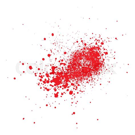blood splatter vector  stock vector colourbox