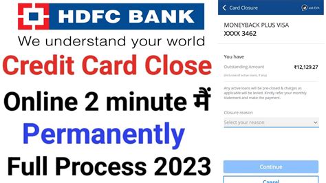 How To Close Hdfc Credit Card Online Hdfc Credit Card Close Kaise