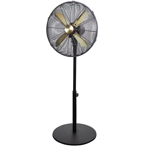 Russell Hobbs Pedestal Fan Cooling 3 Speeds Brushed Gold And Black