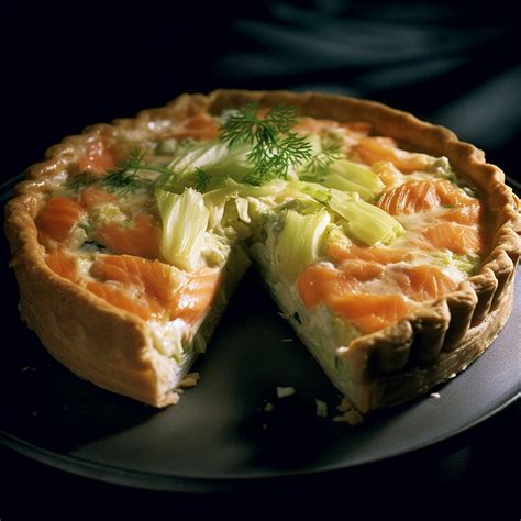 Recette Tarte Au Saumon Et Poireaux Facile Rapide