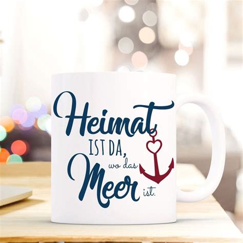 Ilka Parey Wandtattoo Welt Tasse Mit Ankermotiv Spruch Becher