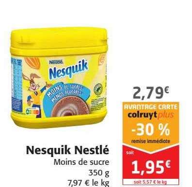 Promo Nesquik Nestl Chez Colruyt Icatalogue Fr