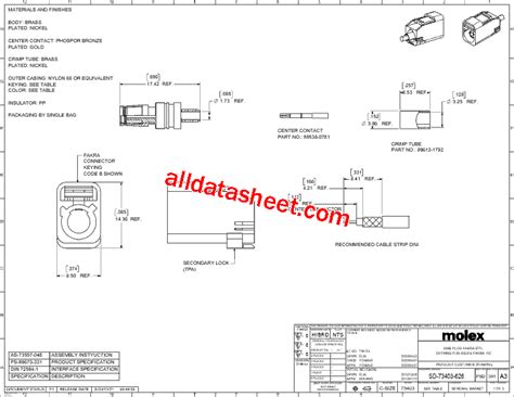 DIN 72594 1 데이터시트 PDF Molex Electronics Ltd