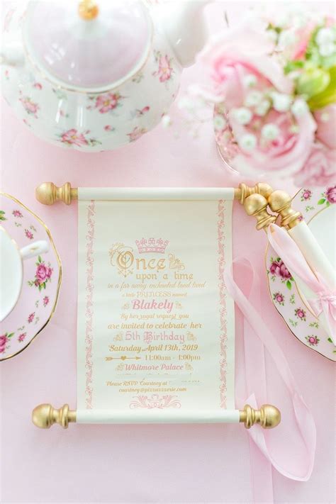 Princess Tea Party Th Birthday Celebration