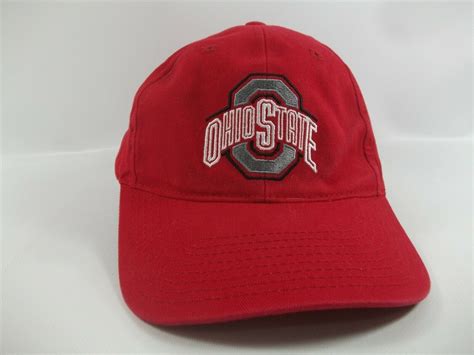 Ohio State Hat Red Snapback Baseball Cap Mens Accessories