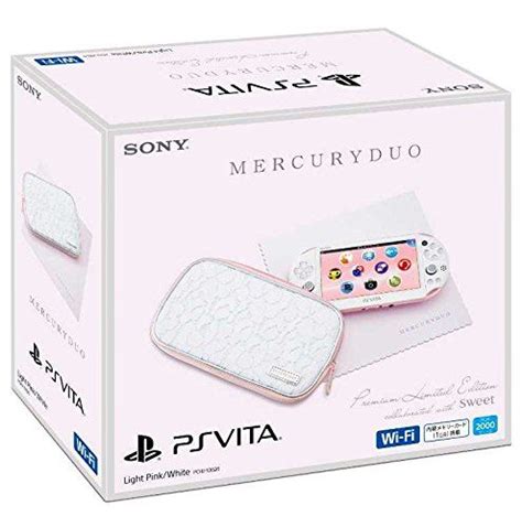 Playstation Vita Mercuryduo Premium Limited Edition Light Pink White