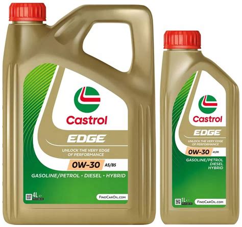 OLEJ SILNIKOWY CASTROL EDGE 0W30 A5/B5 VOLVO 95200377 5L 4517129982934 ...