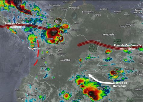 Pronóstico meteorológico para Colombia 21 de noviembre de 2022 Canal