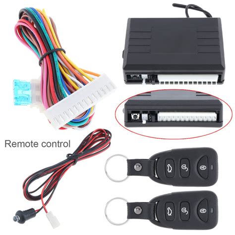 Universal 12v Car Auto Remote Central Kit Door Locking Vehicle Keyless Entry System With Remote