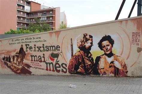 Nou Mural Contra El Feixisme Al Clot