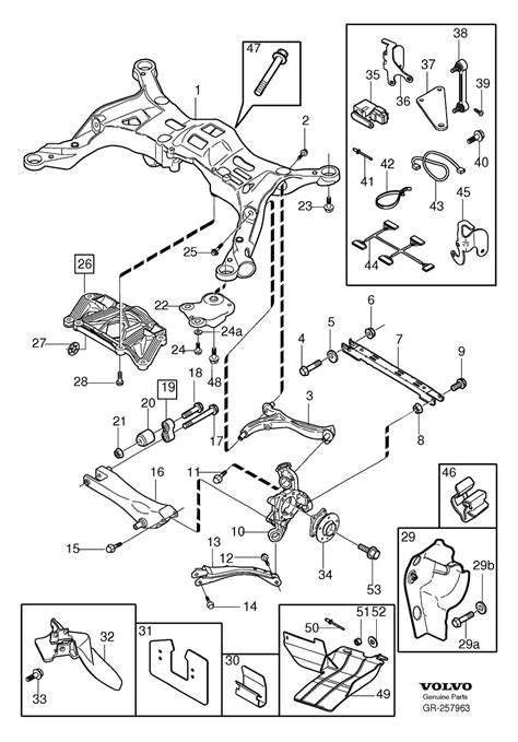 Volvo S60 Suspension Stabilizer Bar Link Left Right Rear Link Rod