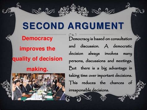 The Arguments For Democracy Civics