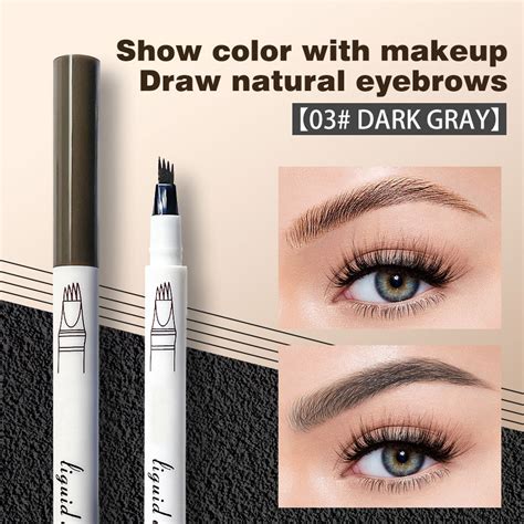 1ml Four Forked Eyebrow Pencil Smooth Application Long Lasting Natural Looking Brows Brow And