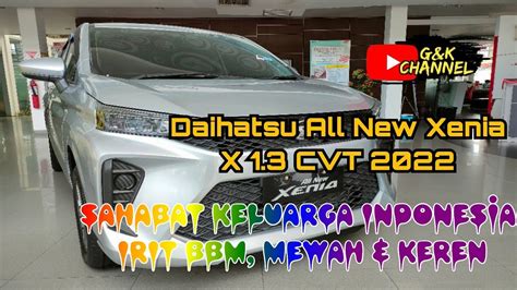 Review Daihatsu All New Xenia X Cvt Warna Silver Metalik Irit Bbm