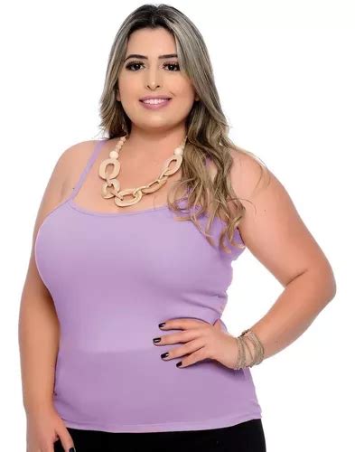 Kit Regatas Plus Size De Alcinha Blusinha B Sica Atacado