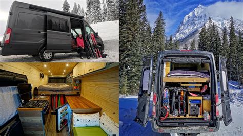 My Gf And I Built A Van For Our Full Time Skiing Adventures Skiing