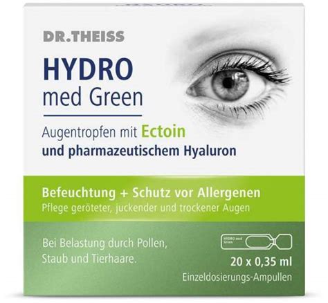 Dr Theiss Hydro Med Green Augentropfen X Ml Einzeldosispipette