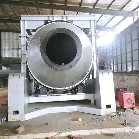 Tons Of Rotary Aluminum Melting Furnace With Dumping Principle