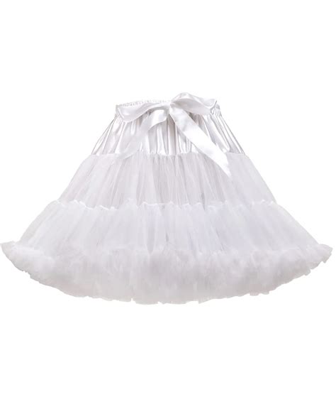 Tulle Petticoats For Women Elastic Waist Chiffon Petticoat Party