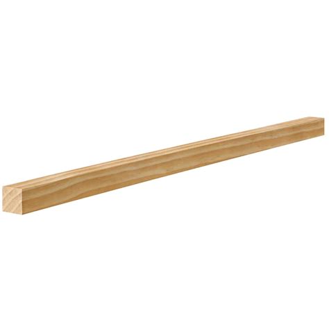 Reliabilt 2 In X 2 In X 8 Ft Square Edge Unfinished Pine Board Pine Boards Diy