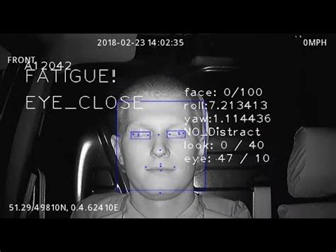 Adas Facial Detection Driver Drowsiness Detection System Youtube