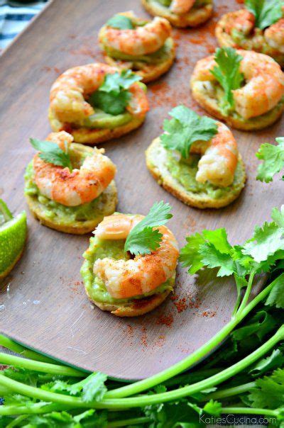 Guacamole Shrimp Bites Recipe Appetizer Recipes Food Food Recipes