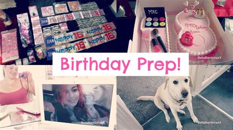 Vlog ~ Birthday Prep Youtube