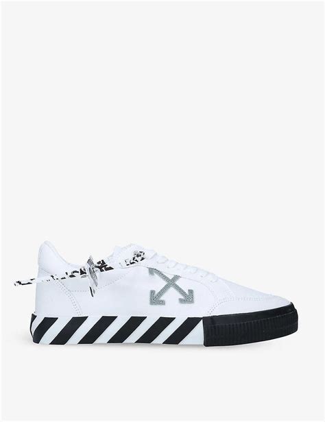 Off White C O Virgil Abloh Mens White Oth Vulcanized Brand Embossed