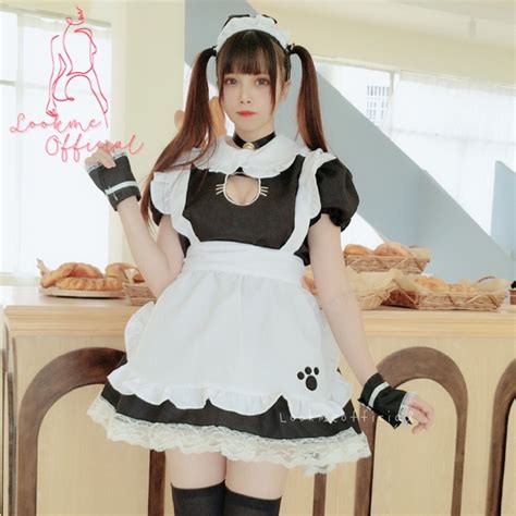 Jual Neko Kawaii Maid Dress Uniform Sexy Lingerie Lolita Japanese Style