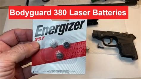 How To Replace The Laser Batteries In A Smith And Wesson Bodyguard 380