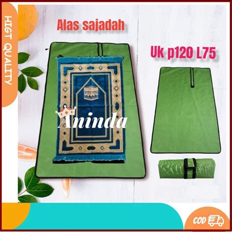 Jual Alas Sajadah Tiker Lipat Mini Alas Sejadah Polos Alas Sejadah