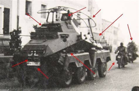 Foto Wk Wh Panzer Panzersp Hwagen Sd Kfz In Postimages