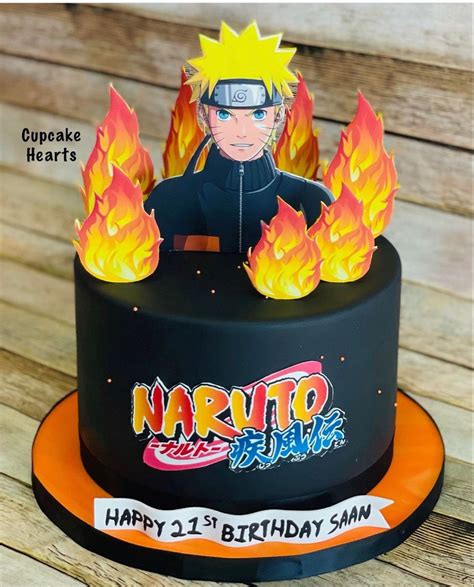 Naruto Cake Anime Cake Edible Image Cake Cake