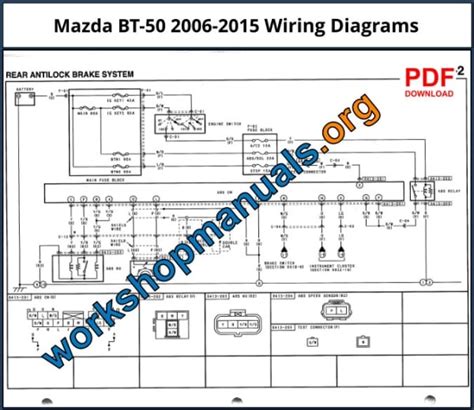 Mazda Bt 50 Workshop Repair Manual 2006 2015 Pdf Download